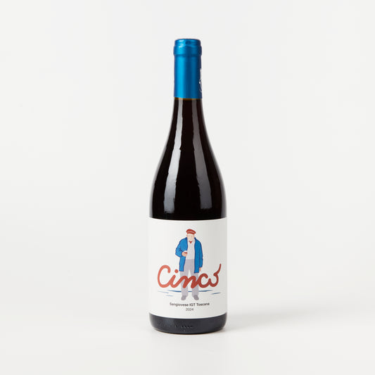 Cinco IGT Toscana Sangiovese 2024 - 琴蔻托斯卡納地區桑嬌維賽紅葡萄酒